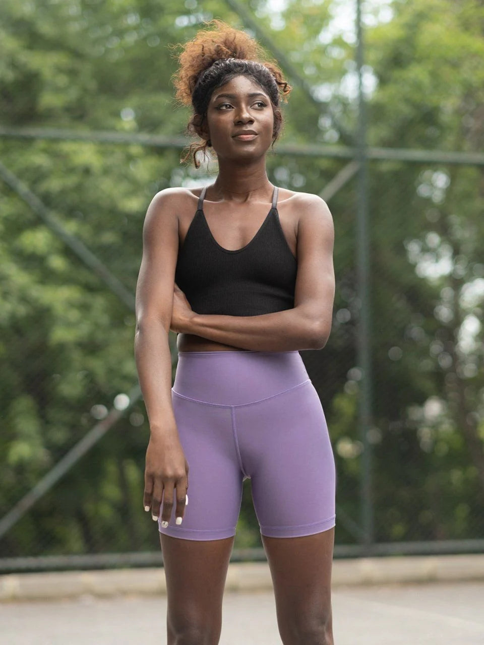Lismina Midi Leggings Magenta Cupidanza